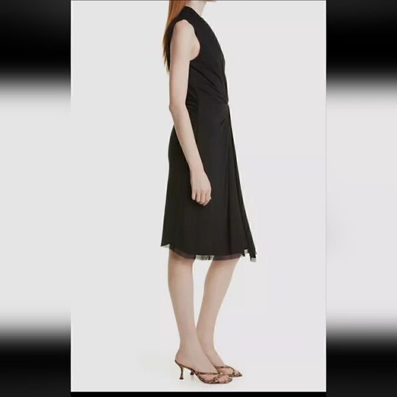 Kobi Halperin Sandra Draped Dress Black Size S New - Picture 3 of 12